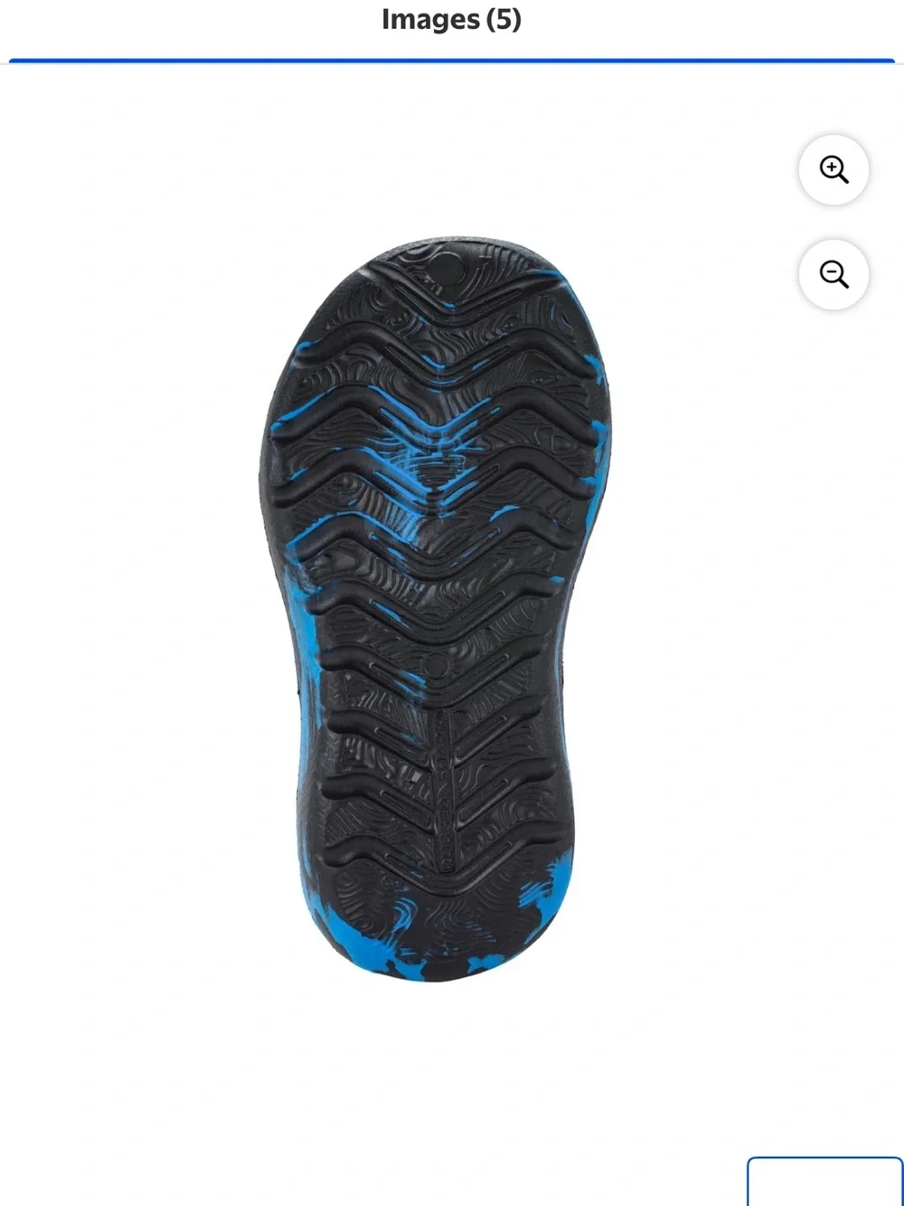 Rugged Shark toddler slip on water shoe